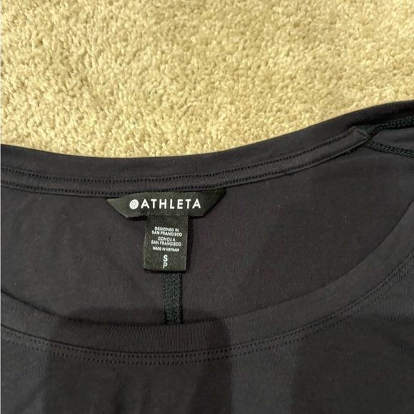 Athleta Black Long Sleeve Tee - Picture 2 of 3